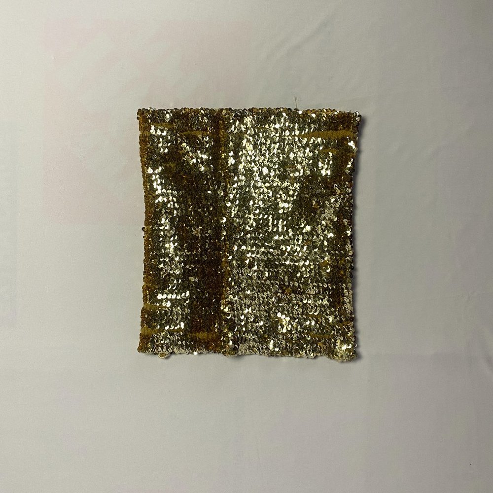 Intimately by Free People gold sequin tube top sz XS/S